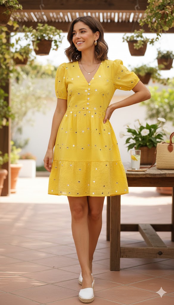 LADIES SHORT DRESS SS